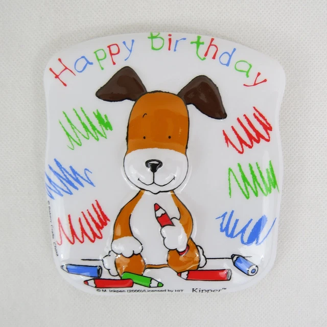 Vintage Kipper The Dog M. Inkpen Bakery Crafts Plastic Cake Topper