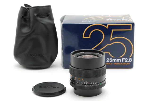 【Near MINT in Box】CONTAX Carl Zeiss Distagon 25mm f/2.8 T* MMJ MF Lens (2921)