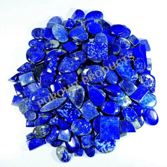 Cabochon de mélange de Lapis Lazuli naturel, pierres précieuses en vrac...