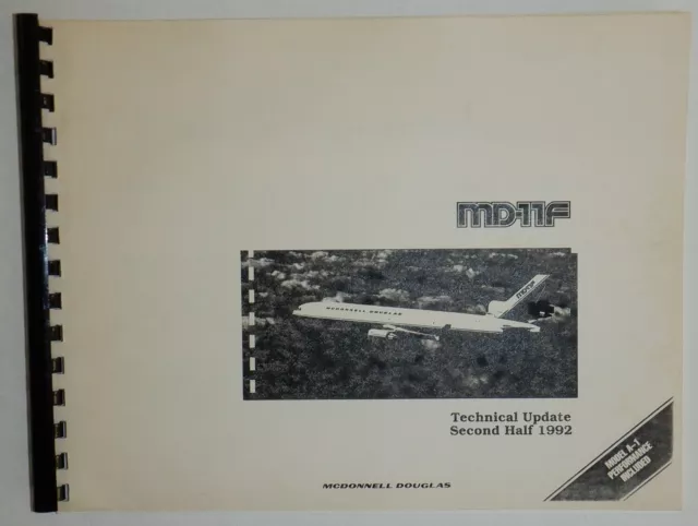 McDonnell Douglas 1992 Sales Brochure  -  MD-11F