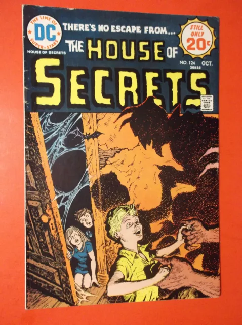 House Of Secrets # 124 - Vg/F 5.0 - Luis Dominguez Cover - 1974 Dc Horror