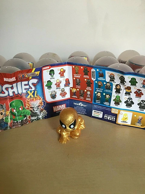 Limited Edition Ooshies XL Marvel Series 1- The Golden Spiderman with black eyes