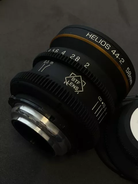 ARRi PL Standard REHOUSE HELIOS 44-2 2/58mm Cinemod  BTF Cine Lens PL MOUNT