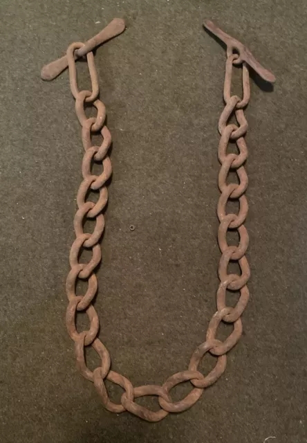 Vintage Antique Chain Plant Hanger Farmhouse Steampunk Hearth Hand Forged