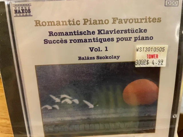 (Cd) Romantic Piano Favourites  Vol. 1  Balazs Szokolay