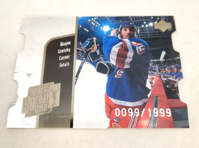 1998-99 Upper Deck Year of the Great One Quantum GO30 Wayne Gretzky 0099/1999!