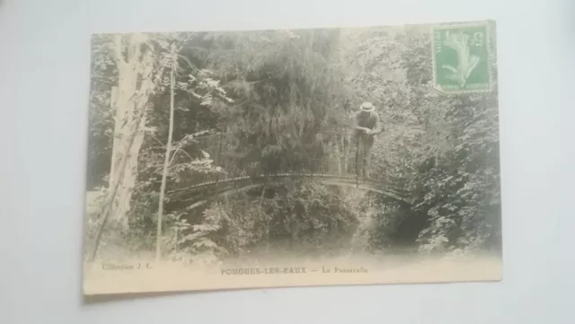 CPA - 58 NEVERS - Pougues-les-Eaux , La Passerelle