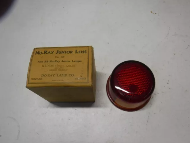 30's 40's NU-Ray Junior Lens # 189 New in box