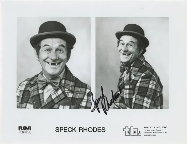 Speck Rhodes- Signed Photograph (Comedian)