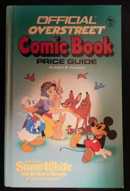 Overstreet Comic Book Price Guide 17 Hc Walt Disney Ron Dias Snow White 1987 Vf-