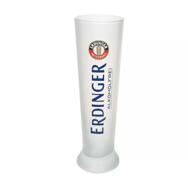 Erdinger alkoholfrei Glas Bierglas Weizen Hefe relief satiniert 0,5l Gläser Bar