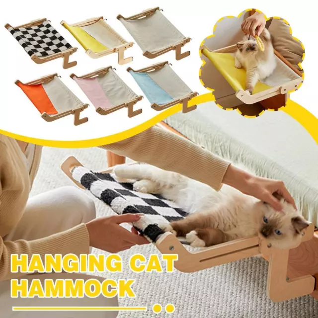 Hanging Cat Hammock Universal Cat Window Mat Hanging Easy Bed New U6 P4T8