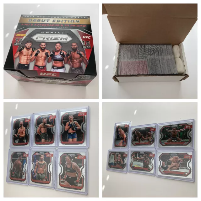 2021 Panini Prizm UFC Debut Series Complete Base Set 1-200 1stPrizm 200 Card Lot