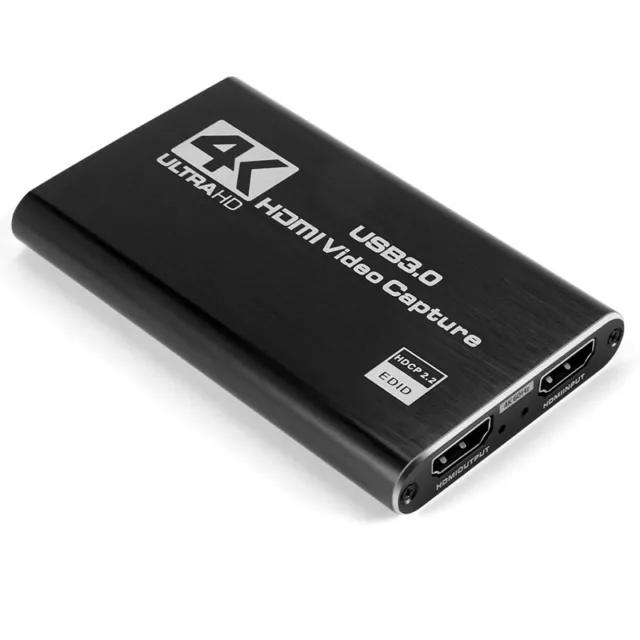Game Capture Card, USB 3.0 4K Audio Video Capture Card with  Loop-Out 1080P2695