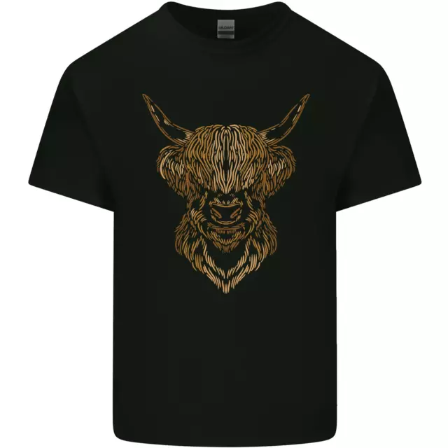 A Vache Highland Dessin Homme Coton T-Shirt