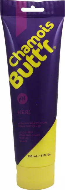 Paceline Peau Chamois Butt 'R Elle pour Femmes 237ml Tube Vélo Vêtement Kit Écru