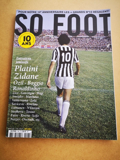 FOOTBALL ONZE 58 - PLATINI CHEZ LUI_FOOT ANGLAIS_GIRESSE_SOCCER BOWL