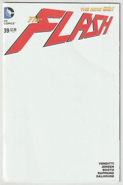 Flash (2015) #39 - Blank Sketch Variant - Robert Venditti & Van Jensen - DC