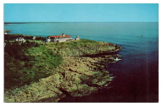 Vintage Ogunquit Maine Postcard The Cliff House and Bald Head Cliffs Unused