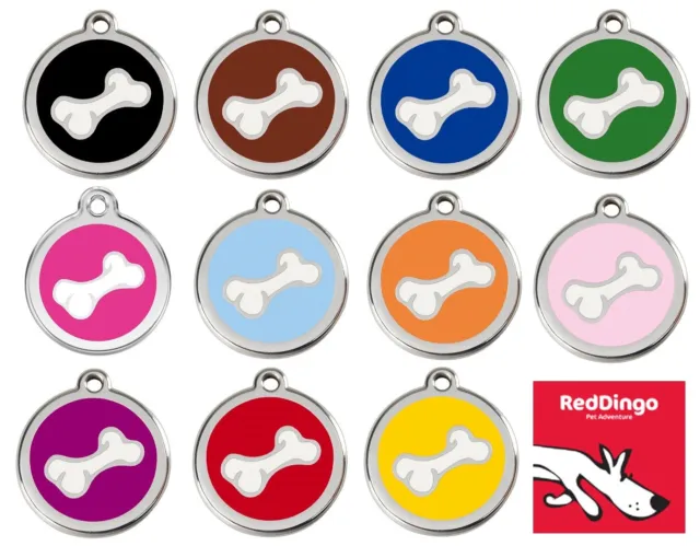 Red Dingo Dog Tag / Identity Tag | Engraved & Personalised | BONE Design