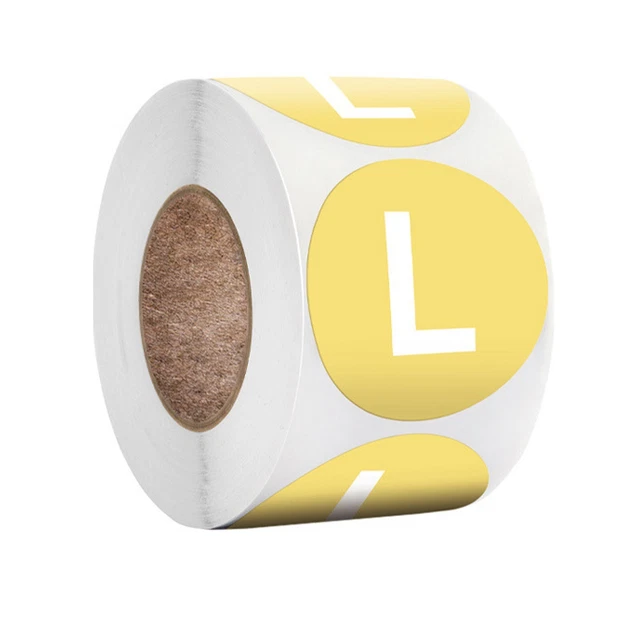Durable High Quality Sticker Labels 1 Inch 1 Roll 2.5cm / 1inch 500 Pieces