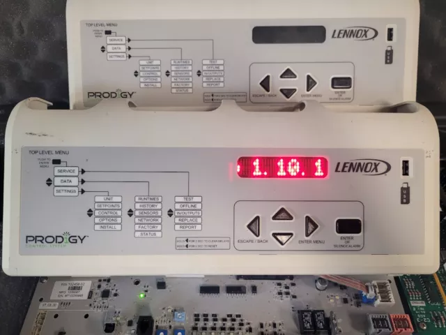LENNOX PRODIGY Display SYSTEM CONTROLLER DISPLAY Version 1.10