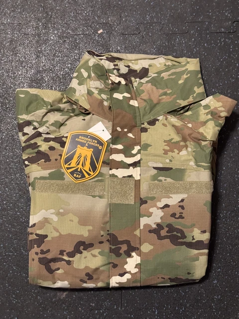 US Army OCP Soft Shell Cold Weather Jacket ECWCS Water Resistant Wind Proof BAF