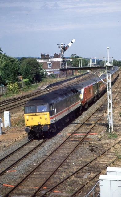ORIGINAL LARGE Format Railway Slide of Class 47 47826 at Holywell Jct £ ...