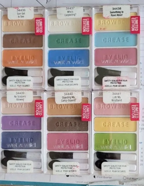 Wet N Wild ColorIcon Trio Eyeshadow Collection  Pick your Favorite Color