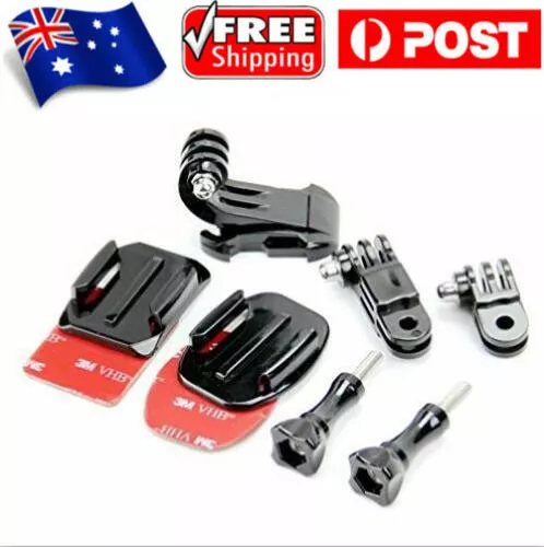 Helmet Front Adhesive Mount Bracket J-Hook Buckle for GoPro Hero 7 6 5 4 3+ 3 2