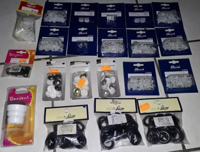 Lot Revendeur 22 Kits D'accessoires Pour Rideaux / Voilages /Voir Detail/Photos