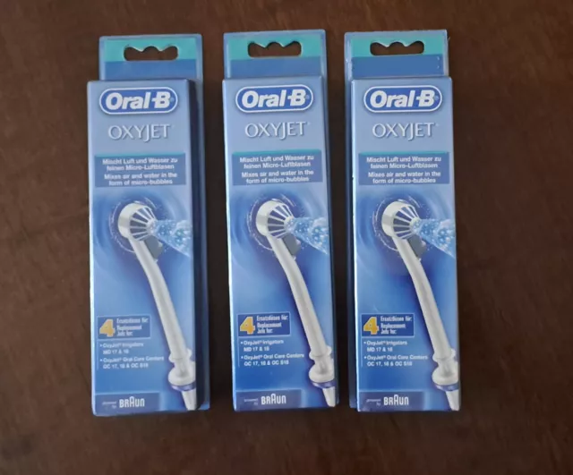 Beccucci Di Ricambio Idropulsore Oral-B Braun OxiJet