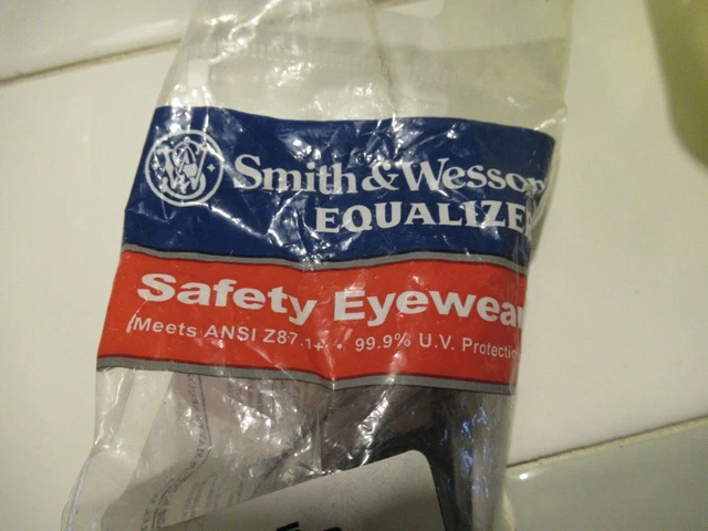 Smith & Wesson Equalizer Safety Glasses Gun Metal Frame UV Protection