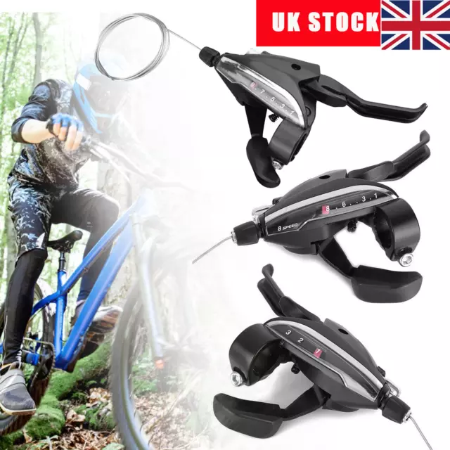 For Shimano ST-EF65 GEAR Shifter/Brake Lever 3/8/9 Speed or Set Black V-Brake