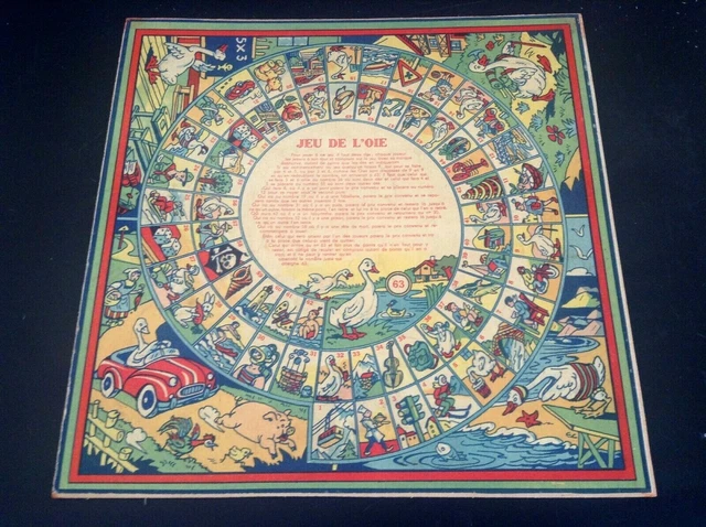 Jeu De L'oie Publicitaire Ancien Astra Signe Doz - 1930