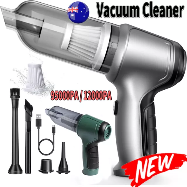 95000PA Handheld Cordless Car Vacuum Cleaner Home Dust Blower Small Air Duster