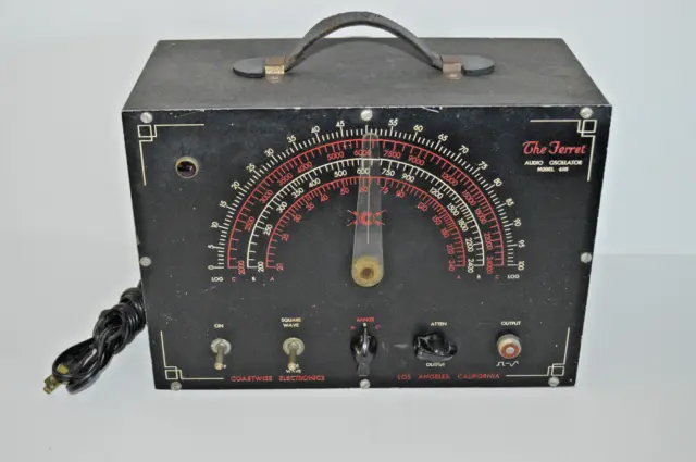 Vintage Coastwise Electronics "The Ferret" Audio Oscillator Model 610