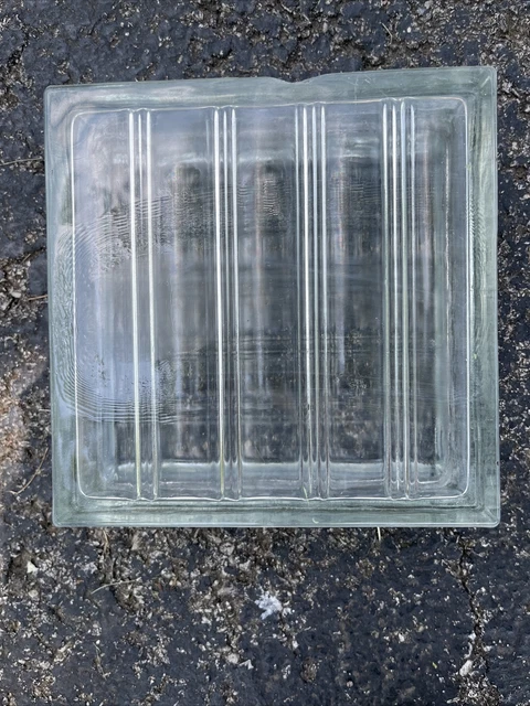 Antique Lead Glass Blocks from Early 1900s