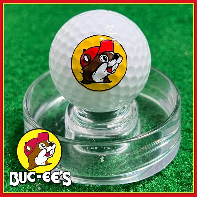 BUCEE'S COLLECTIBLE LOGO Golf BALL RARE Release BEAVER 24.95