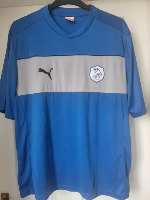 Herren Fußball Shirt - Sheffield Wednesday - Training 2012-2013 - T-Shirt - XL