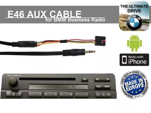 1X Câble AUX BMW Série 3 E46 Business CD iPhone ipad MP3 316 318 320 325 330 M3