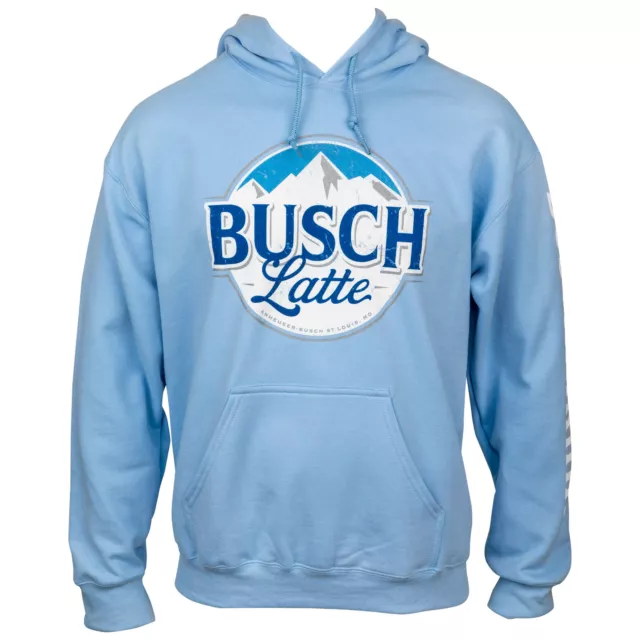 Busch Latte Mountain Logo Hoodie Blue