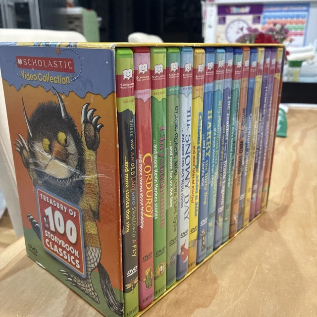 SCHOLASTIC TREASURY OF 100 Storybook Classics (DVD, 2008, 16-Disc
