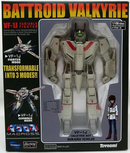 In Stock [72 Hours Shipping] 1/60 VF-1S Super Valkyrie VF1S VF1J Macross Fully Transformed Action Figure Toy Collection Gift