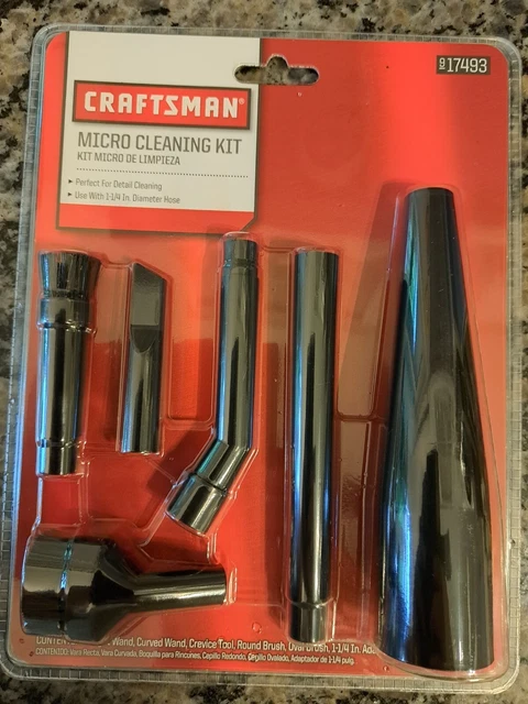 Craftsman Vacuum Cleaning Kit for Use with 1-1/4" Diameter Hose 17493 Craftsman Vacuum Cleaning Kit for Use with 1-1/4" Diameter Hose 17493
