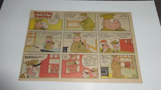 Beetle Bailey by Mort Walker 1980's Daily Newspaper comic strips