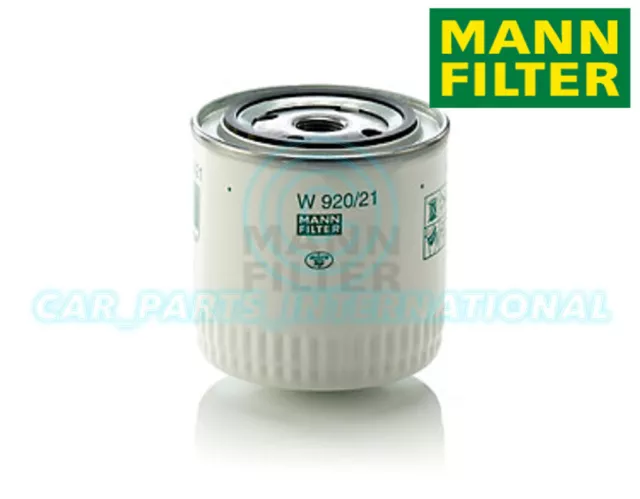 Mann Hummel OE Quality Replacement Engine Oil Filter W 920/21