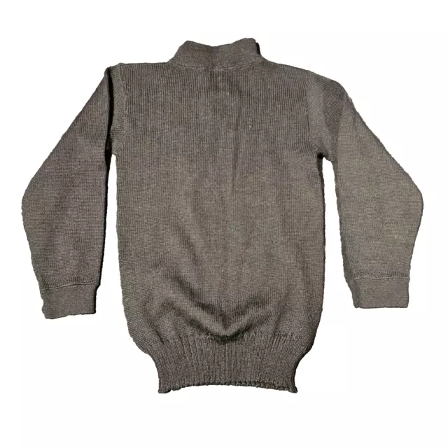 VINTAGE US NAVY Mens Sweater 36 Black Wool N140-62236s-38983B 40s 50s ...