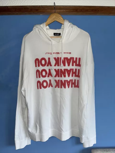 Raf simons thank you hoodie sale