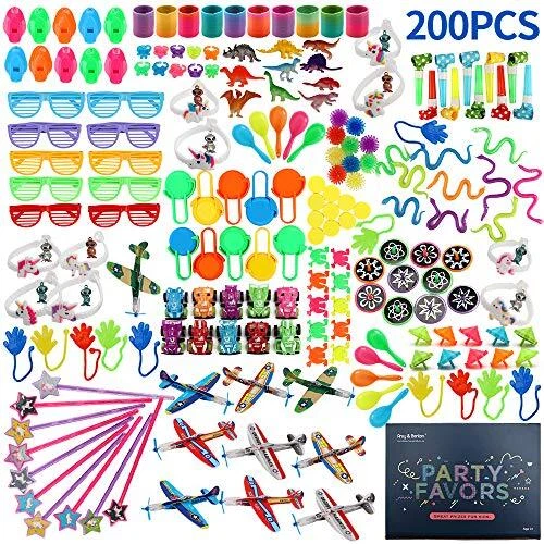 Amy&Benton 200PCS Goodie Bag Fillers Party Favors for Kids 200pcs Party Favors